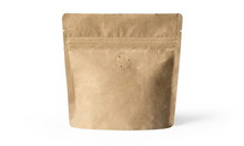 Load image into Gallery viewer, Natural Kraft Paper Stand up Zipper Pouch with Valve